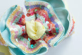 4” S Mineral Ice w Rainbow FC Sequins